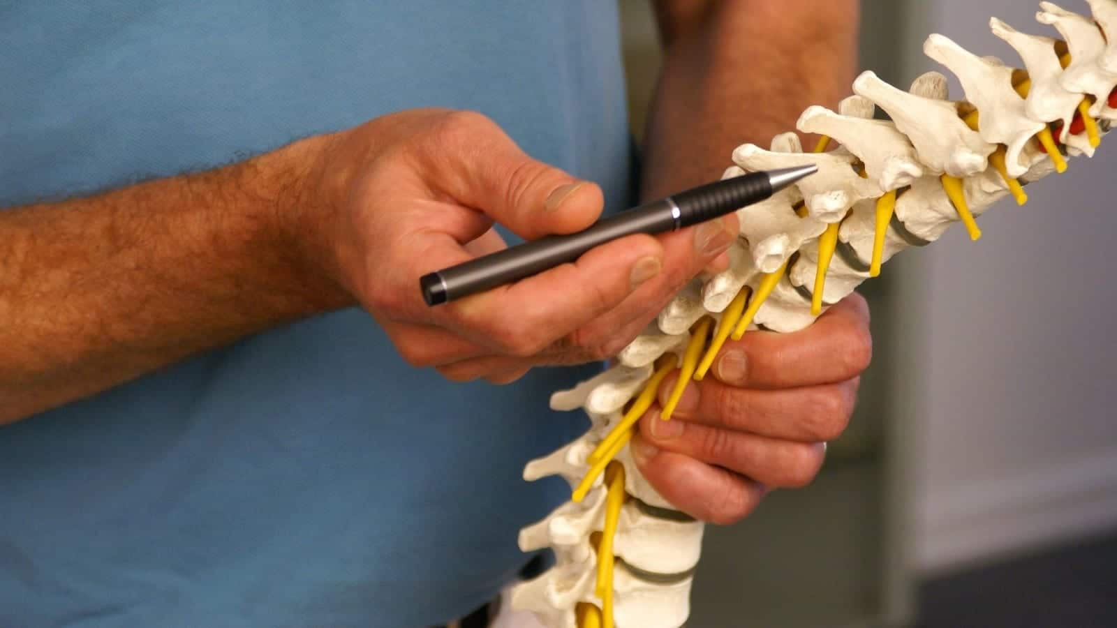Spinal Cord Injury Stock Photo